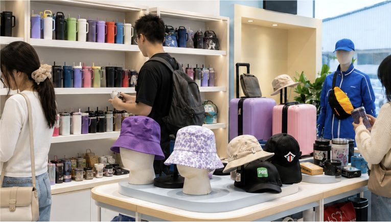 โชว์รูมและคลังสินค้าของ Giftwise — เครือข่ายการผลิตและจัดหาทั่วเอเชีย กรุงเทพ เซินเจิ้น อี้อู